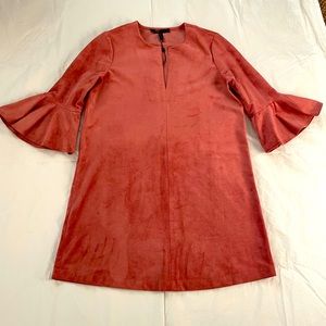 BCBGMAXAZRIA A Line Dress. Size small. coral/rose color. New, never worn
